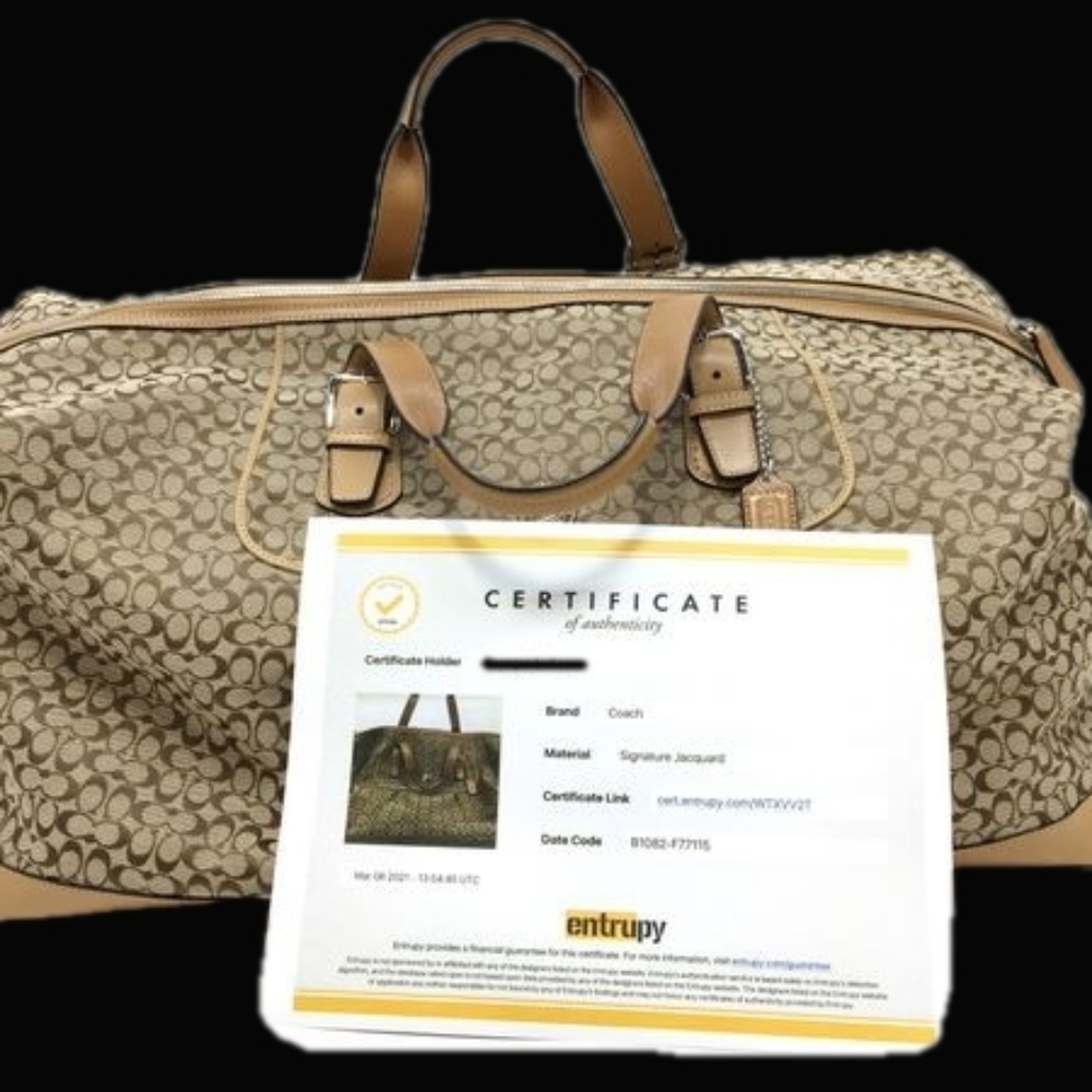 Coach voyager duffle bag